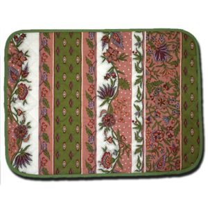 Placemat Manosque Pink and Green