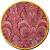 Placemat Manosque Round Red and Yellow