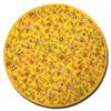 Placemat Yvette Round Yellow
