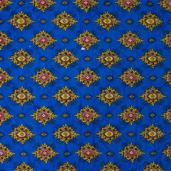 Quilted Fabric from Provence Design Calisson Blue