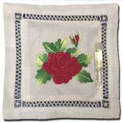 Lavender Pillow Sachet Red Rose