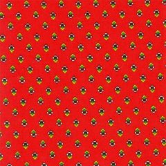 Fabric by the Yard Magalie Design Red
