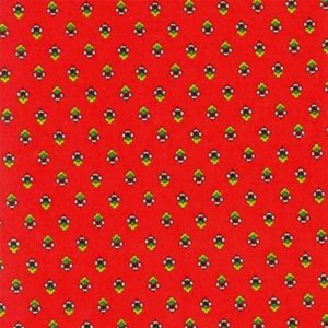 Fabric by the Yard Magalie Design Red