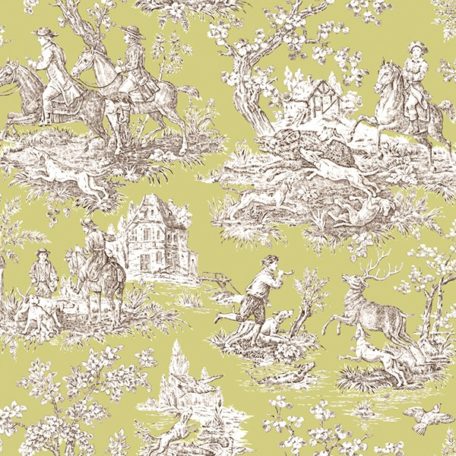 Fabric by the Yard - Toile de Jouy Hunt Collection - A Touch of Provence