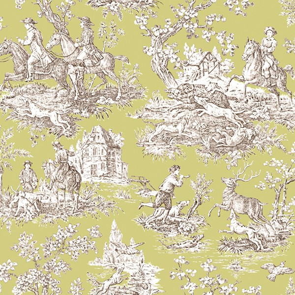 Fabric by the Yard - Toile de Jouy Hunt Collection - A Touch of