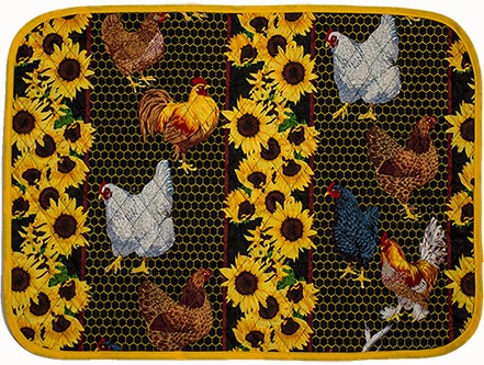 A Touch of Provence Place-mat Rooster and Hen